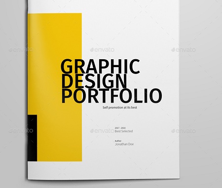 portfolio design for graphic designer